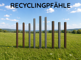 Recyclingppfosten mit Spitze