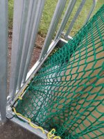 1,87m x 1,87m Rahmen für Futtersparnetz