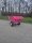 250L 2-Rad-Schubkarre mit Kippfunktion - Pink