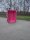 250L 2-Rad-Schubkarre mit Kippfunktion - Pink