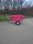 250L 2-Rad-Schubkarre mit Kippfunktion - Pink