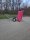 250L 2-Rad-Schubkarre mit Kippfunktion - Pink