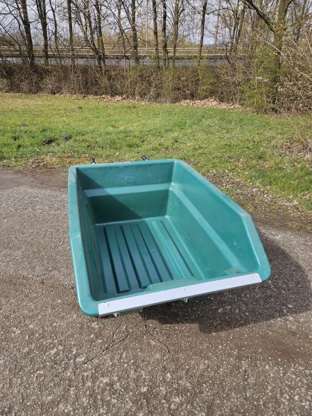 400L 2-Rad-Schubkarre mit Kippfunktion - Grün