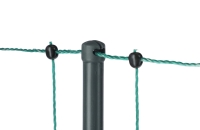 Geflügelnetz Premium, grün, 50m, 122cm, Doppelspitze, elektrif.