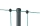 Geflügelnetz Premium, grün, 50m, 122cm, Doppelspitze, elektrif.
