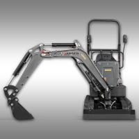 MB-700 Minibagger Jansen montiert