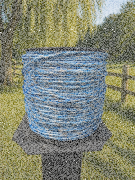 Glitzer-Kordel-Maxalon Premium 500m blau