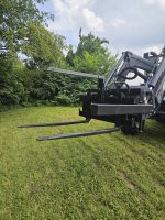 Arkmet - 2,5t. Kistendrehgerät mit Palettengabelzinken - L060.250