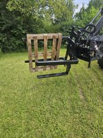 Arkmet - 2,5t. Kistendrehgerät mit Palettengabelzinken - L060.250