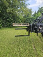 Arkmet - 2,5t. Kistendrehgerät mit Palettengabelzinken - L060.250