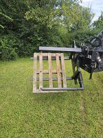 Arkmet - 2,5t. Kistendrehgerät mit Palettengabelzinken - L060.250