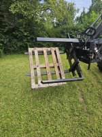 Arkmet - 2,5t. Kistendrehgerät mit Palettengabelzinken - L060.250