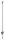 Federstahlpfahl mit Ringisolatore - oval
