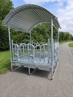 M7/8 Schwedenfressgitter Raufe mit 8 Fressplätzen