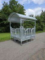 M7/8 Schwedenfressgitter Raufe mit 8 Fressplätzen