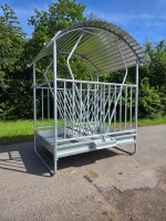M1 Pendelkorbraufe mit Dach 2 x 1,7m  H = 2,7m