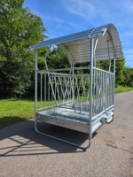 M1 Pendelkorbraufe mit Dach 2 x 1,7m  H = 2,7m
