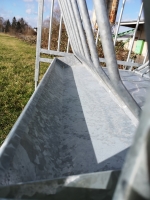 M15 - kleine Futterraufe mit Dach für Schafe, Ziegen, Rehe,