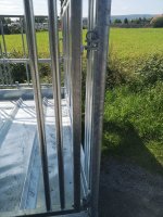 M2/16 Futterraufe für Pferde mit Dach - 2 x 3m