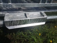 M2/16 Futterraufe für Pferde mit Dach - 2 x 3m