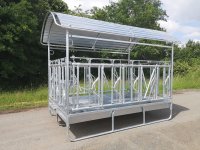 M3/16 Futterraufe mit 16 Selbstfangfressplätzen +