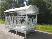 M3/16 Futterraufe mit 16 Selbstfangfressplätzen +
