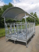 M3/16 Futterraufe mit 16 Selbstfangfressplätzen +