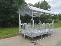 M4/16 Futterraufe mit 16 Palisadenfressplätzen