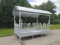M4/16 Futterraufe mit 16 Palisadenfressplätzen