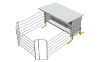 M8/2/2,5 - Kälberfutterautomat - 2m Breite