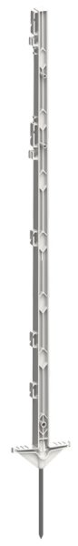 105 cm Steckpfahl  weiß  5 Stück  Doppeltrit