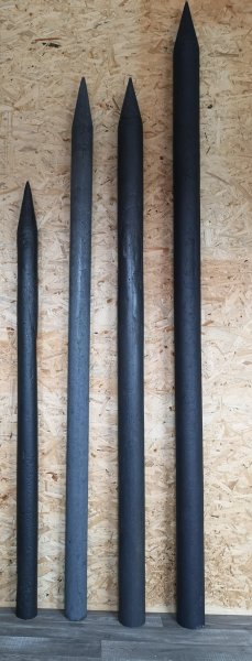 Recyclingpfosten 10 x 230 cm - anthrazit