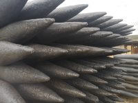 Recyclingpfosten 10 x 230 cm - anthrazit