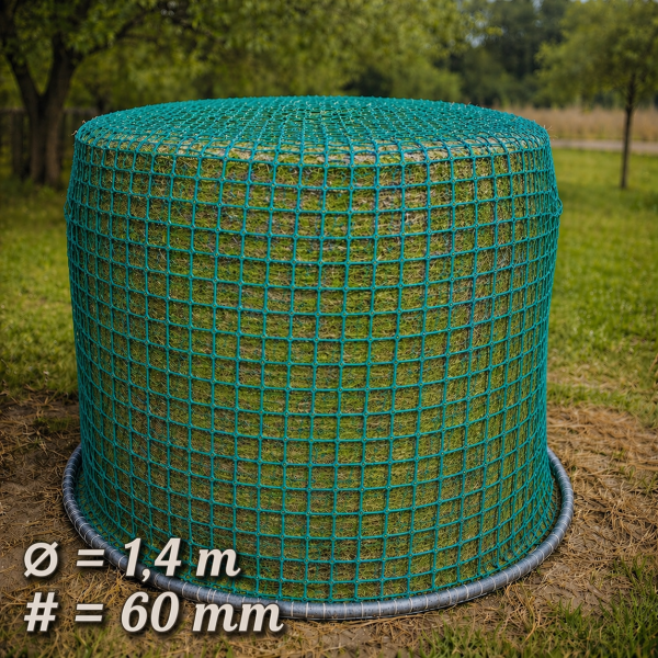 Rundballen Heunetz  d=1,4m Rund 5mm #60