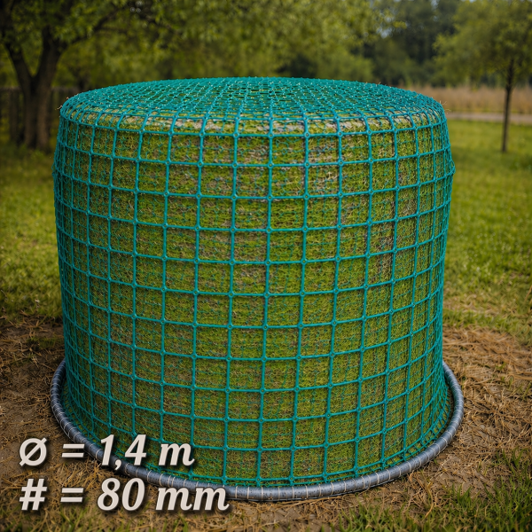 Rundballen Heunetz  d=1,4m Rund 5mm #80