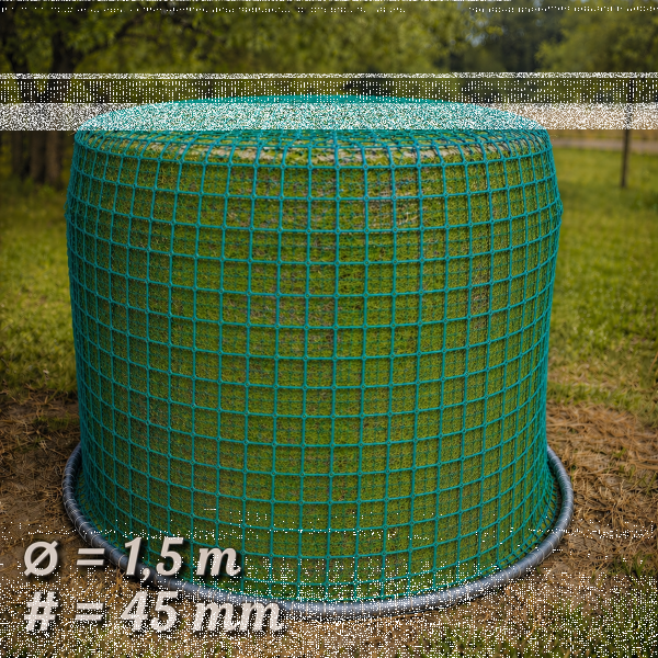 Rundballen Heunetz  d=1,5m Rund 5mm #45