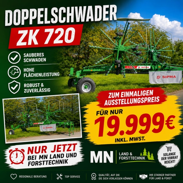 SIPMA Doppelseitenschwader ZK 720 Spinner
