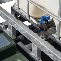 MP 1000 Tränkebeckenhalterung mit Trog für einen IBC 1000 Liter