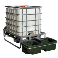 MP 1000 Tränkebeckenhalterung mit Trog für einen IBC 1000 Liter