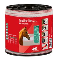 Breitband TopLine Plus, weiß/rot, 200m, 20mm